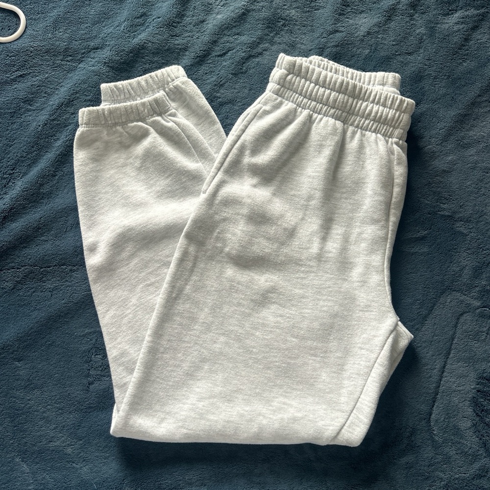 Garage Kids Light Gray Elastic-Waist Sweatpants